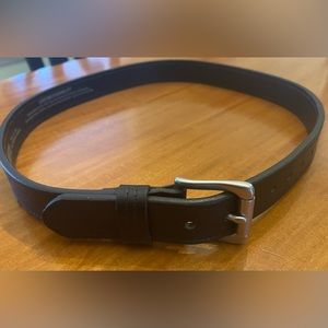 Men’s Duluth Trading Co. Black Leather Belt